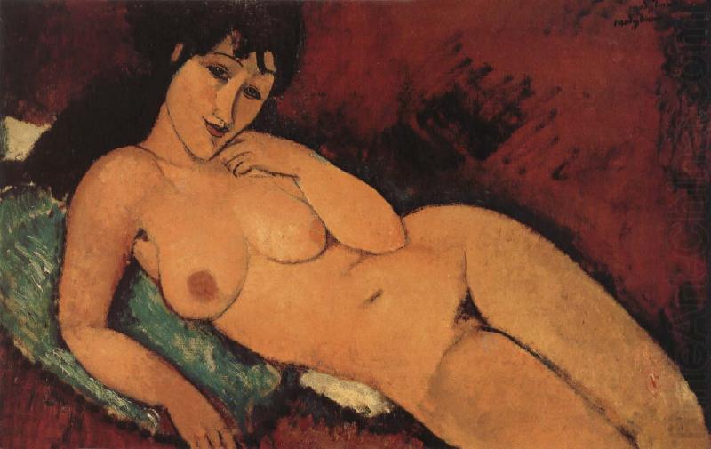 Amedeo Modigliani Nude on a blue cushion china oil painting image